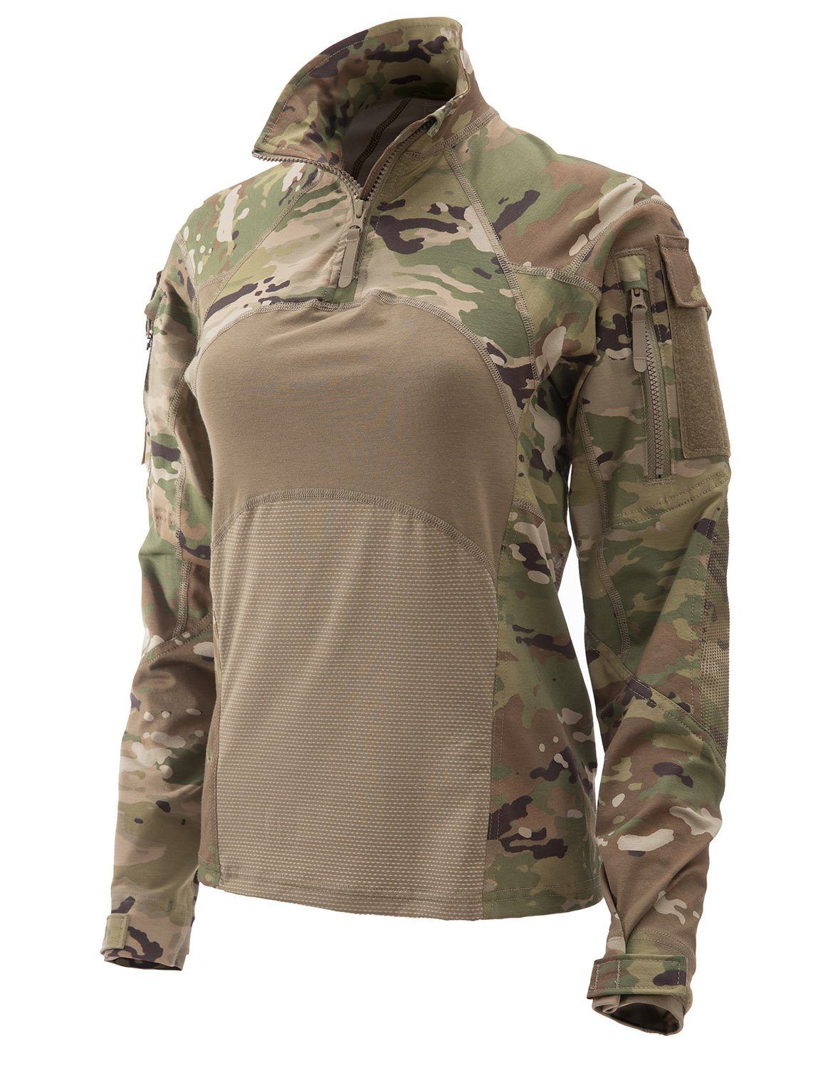 NEW Massif Advanced Quarter Zip FR Women's Fit Combat Shirt Multicam NAVAIR