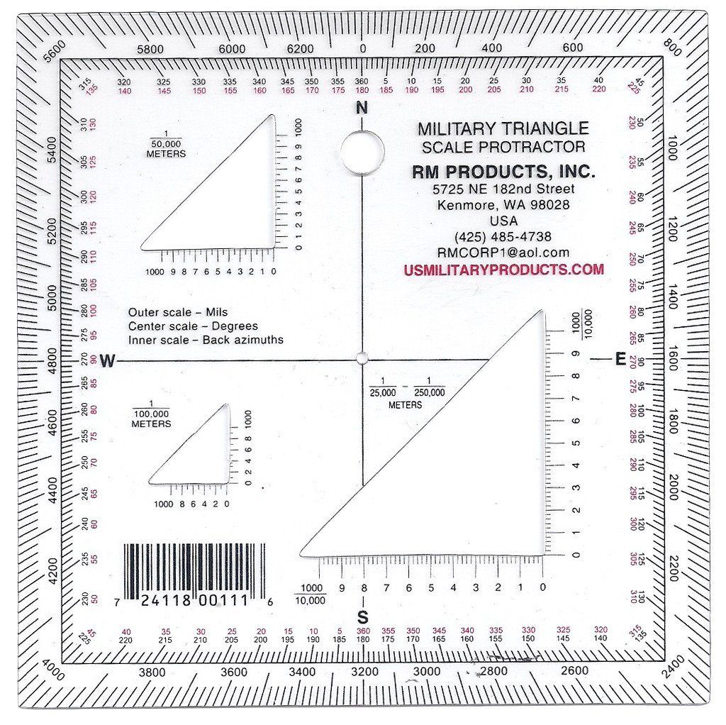 military protractor componentse