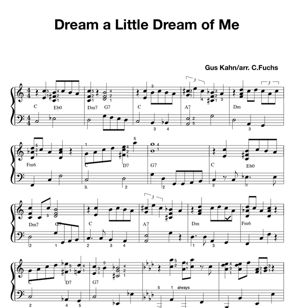 Sheet Music Midi Files For Blues Piano By Christian Fuchs