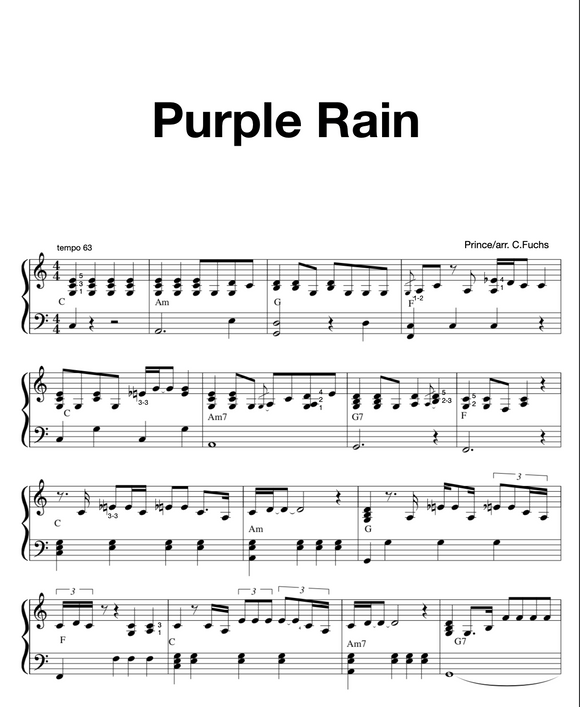 Purple Rain – Christians Sheet Music