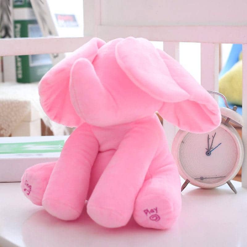 pink peek a boo elephant