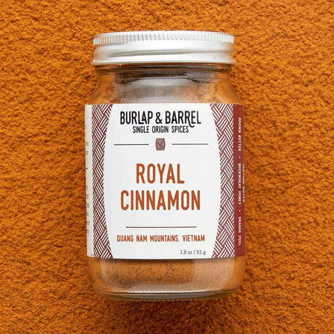 burlap and barrel royal cinnamon