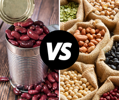 canned beans vs. dried beans