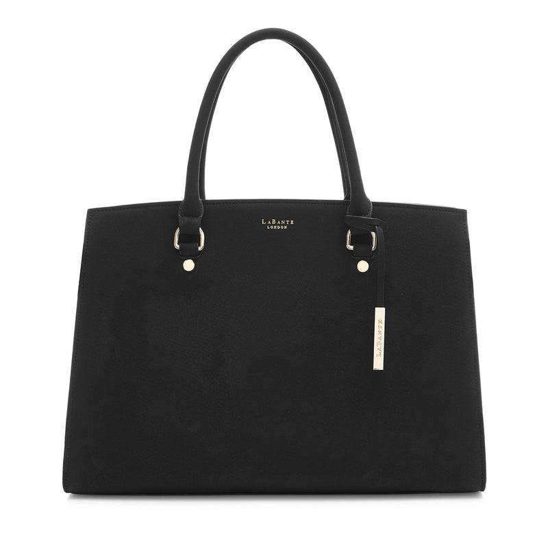 Black - Aricia Vegan Fashion Computer Bag | Fashion Laptop bag