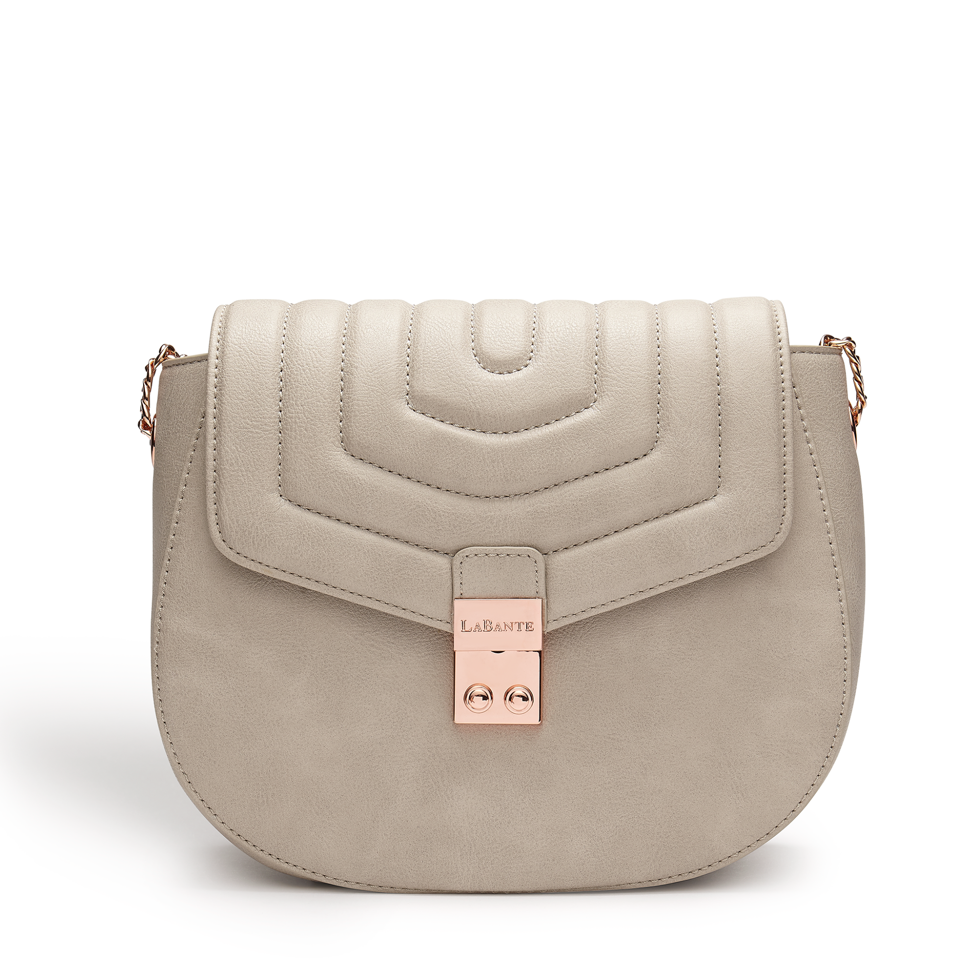 grey quilted crossbody bag