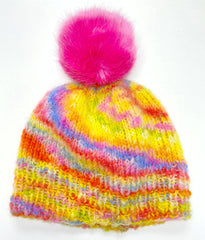 Free Hat Knitting Pattern : Fashion Light Luxury Hand Dyed