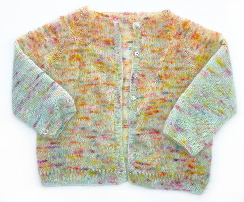 Gilliangladrag Holy Fluff Hand Dyed Yarn Kid Silk Mohair for Gertrude Cardigan