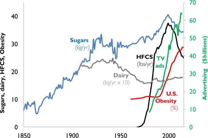obesity and oil over time