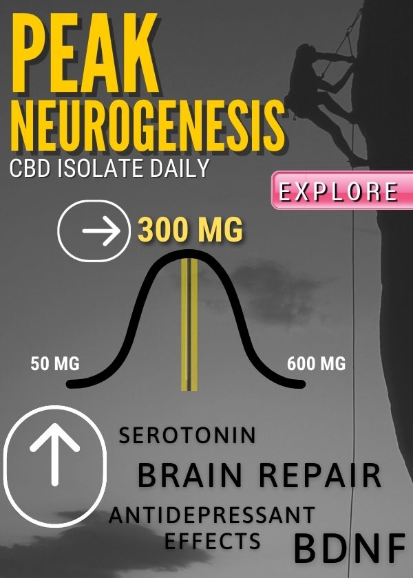 CBD dosage peak neurogenesis