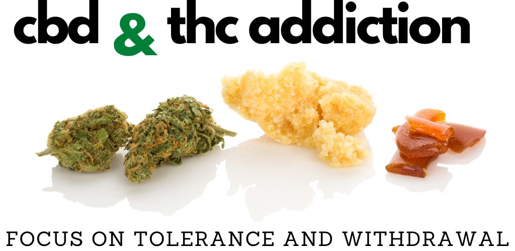 CBD for THC addiction, withdrawal, and tolerance