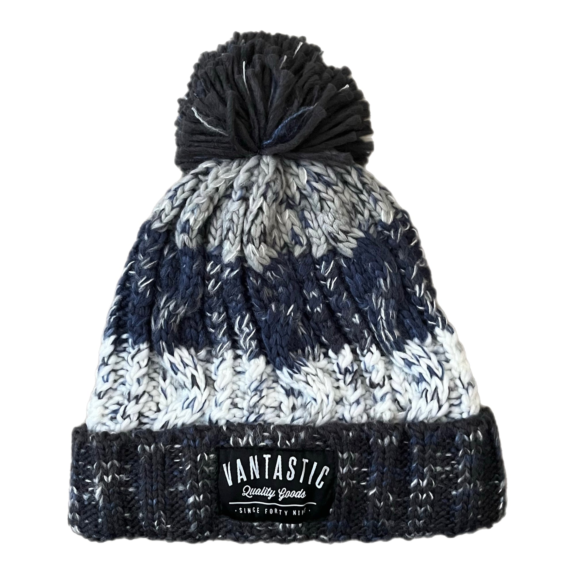 Cohesion Bobble Beanie - Electric Grey - Vantastic