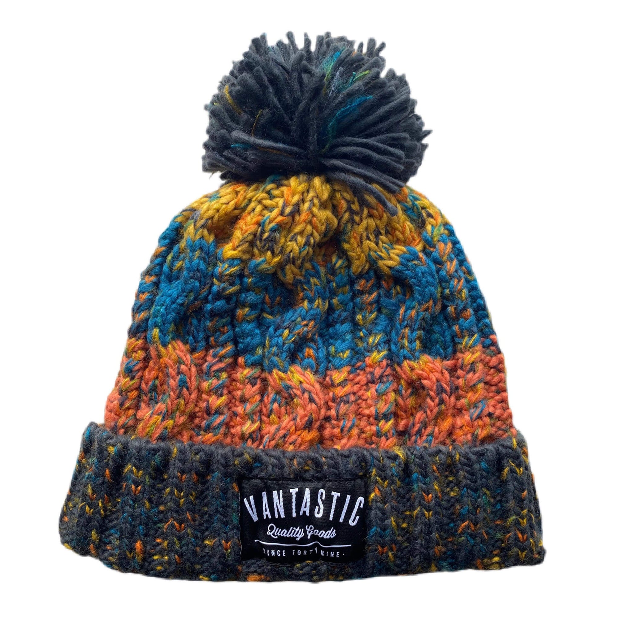 Cohesion Bobble Beanie - Electric Grey - Vantastic