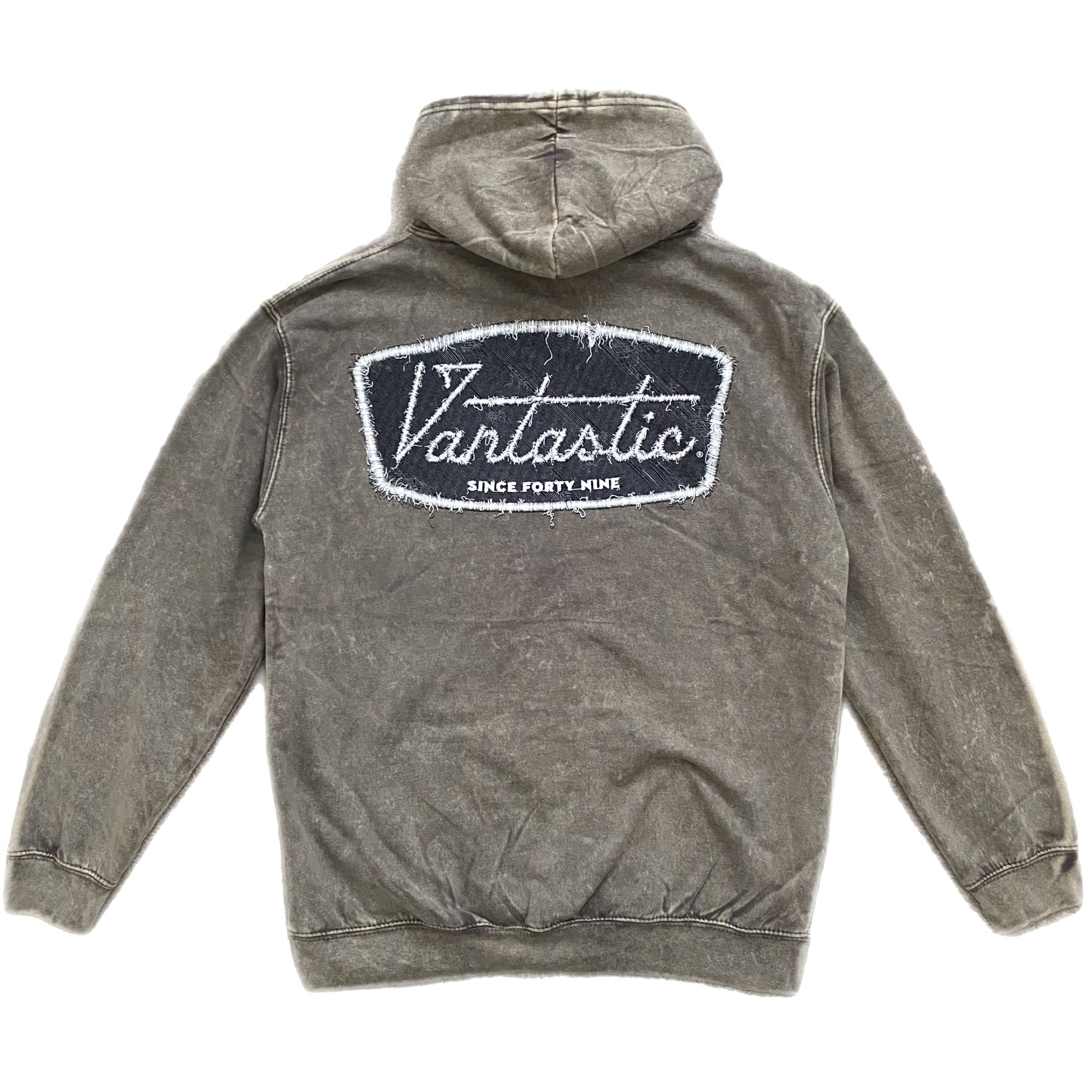 【A-WENDE】CONSCIOUS COMA ACID WASH HOODIE