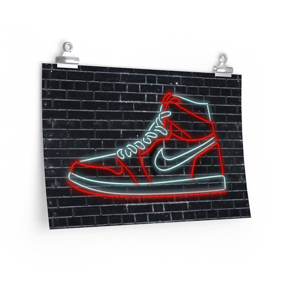 nike shoe wall art