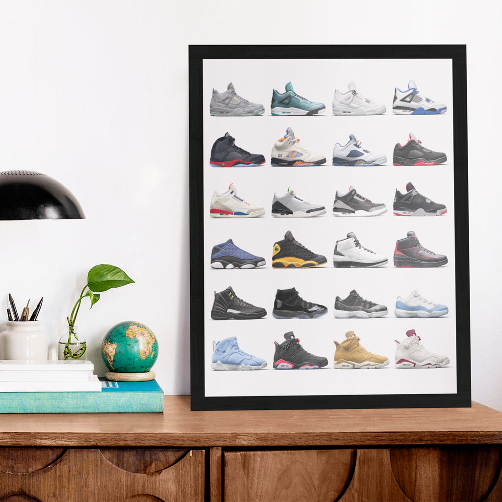 nike shoe wall art