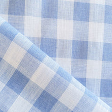 Load image into Gallery viewer, Cotton Gingham - Blue - 1/2 meter