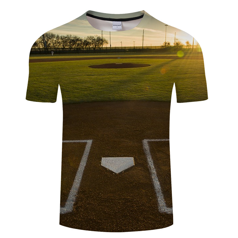 Baseball Field 3D T-Shirt - Comfy 3D Shirts product image