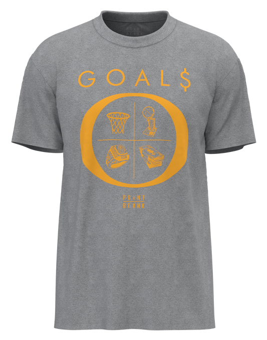Goals T-Shirt - Gold Print – pointblankclothing
