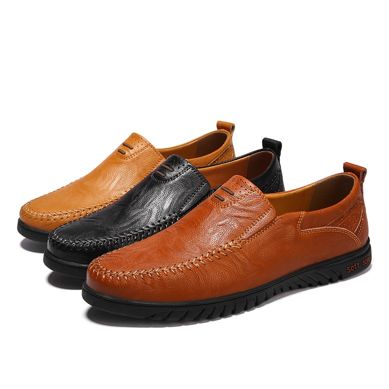 Genuine Leather Designer Mens Loafers