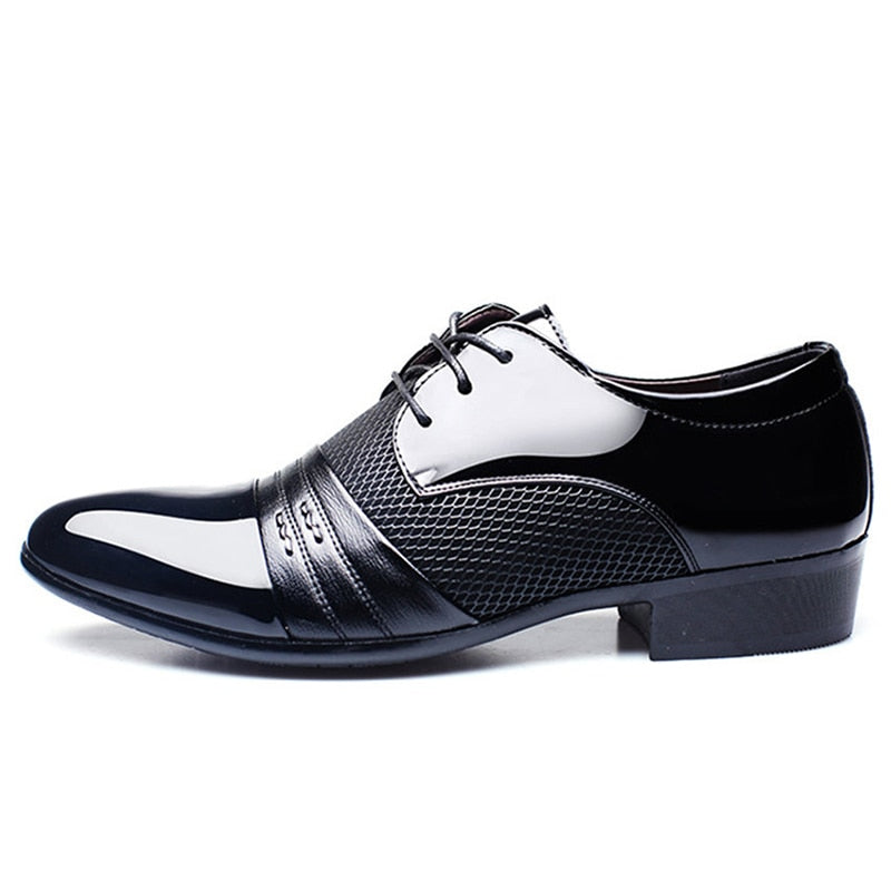 Fashion Leather Mens Breathable Dress Shoes – Sealucy