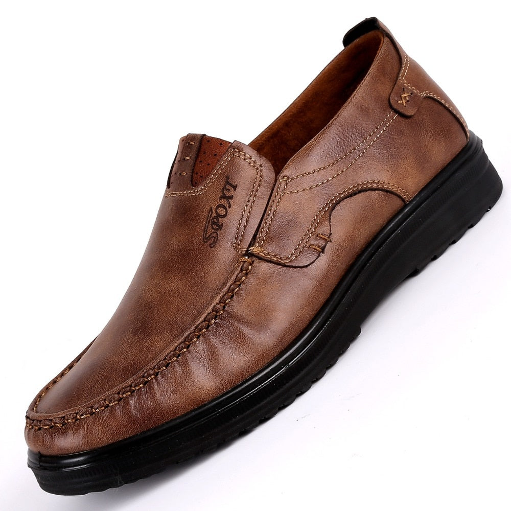 Breathable Leather Mens Driving Shoes – Sealucy