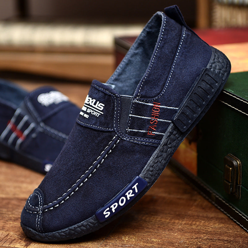 Denim Canvas Breathable Loafers