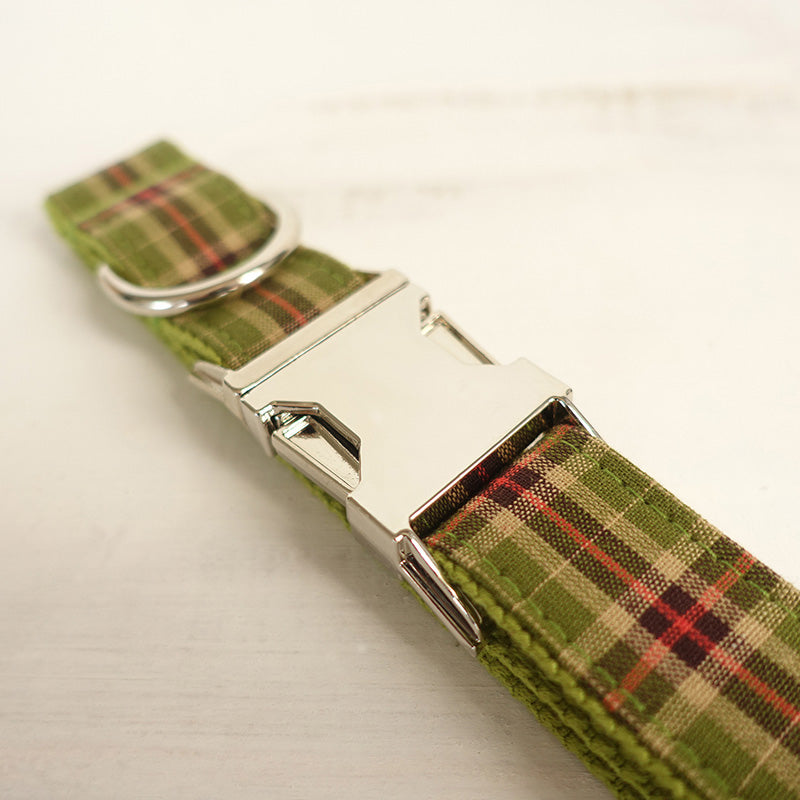 petduro dog collar plaid