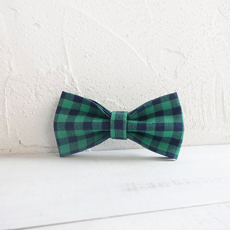 cute dog bow tie plaid