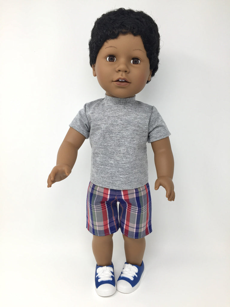 18 inch boy doll clothes - shorts outfits - 3 choices – My Sibling and ...