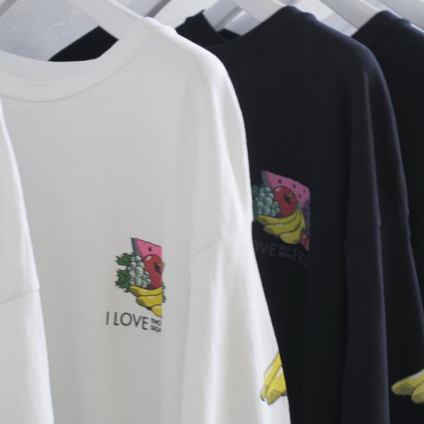 オイルペイント 新品☆SEA☆ VINTAGE FRUITS Graphic L/S TEE - 通販