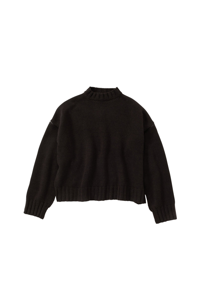 SALE] SEA HAND STITCH WOOL MOCK NECK SWEATER