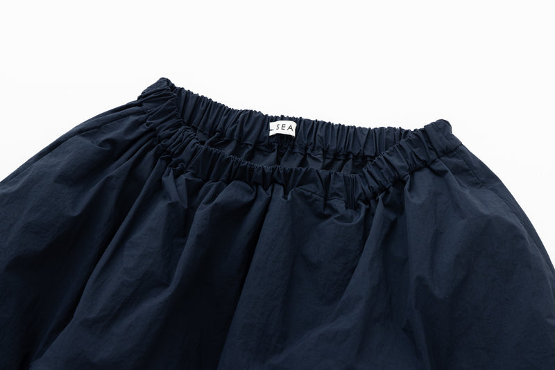 SEA TYPEWRITER DRAPE SKIRT