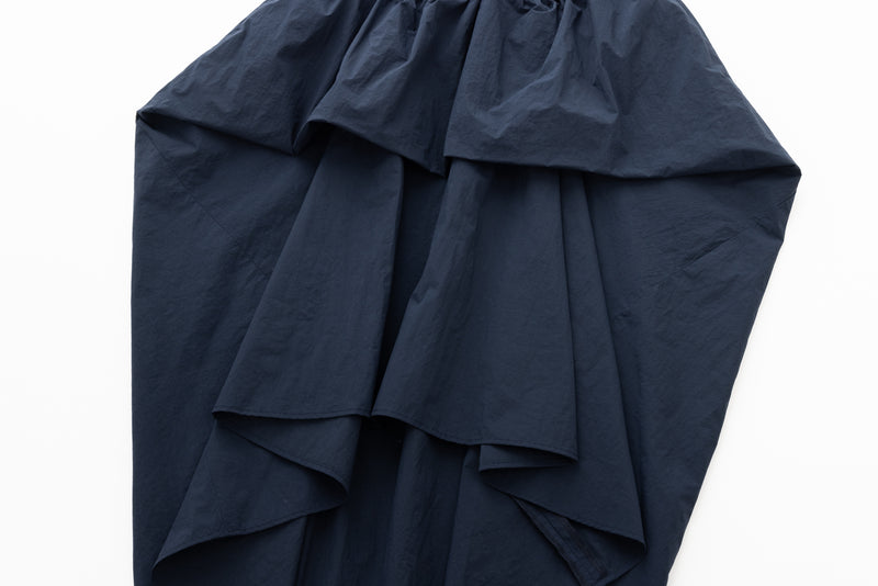 SEA TYPEWRITER DRAPE SKIRT