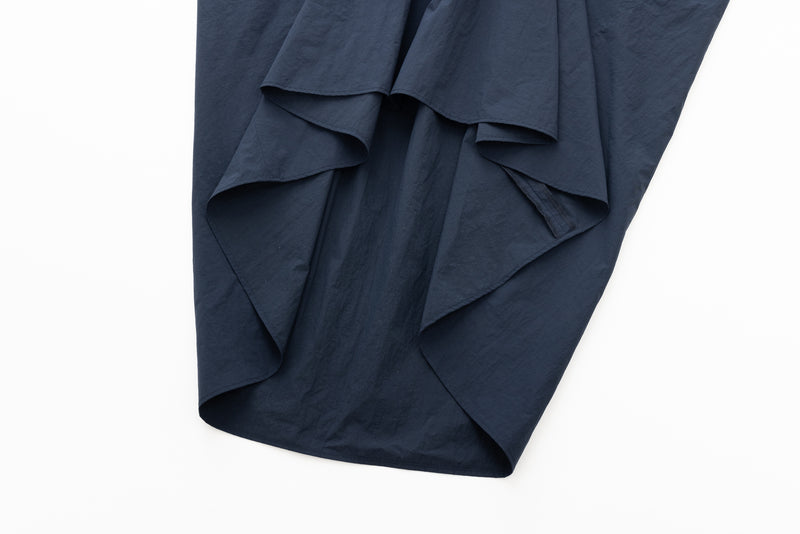 SEA TYPEWRITER DRAPE SKIRT-