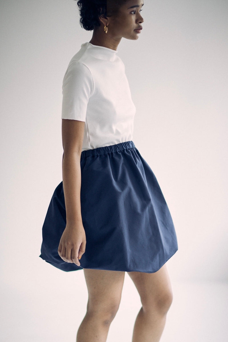 SEA 2-IN-1 GROSGRAIN BALLOON SKIRT