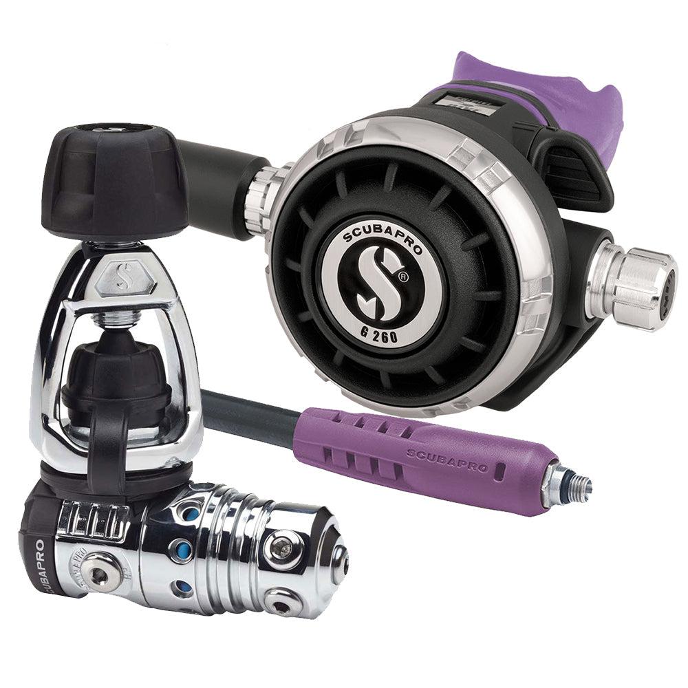 ScubaPro MK25 EVO/A700 Dive Regulator INT with Mouthpiece & Hose Prote