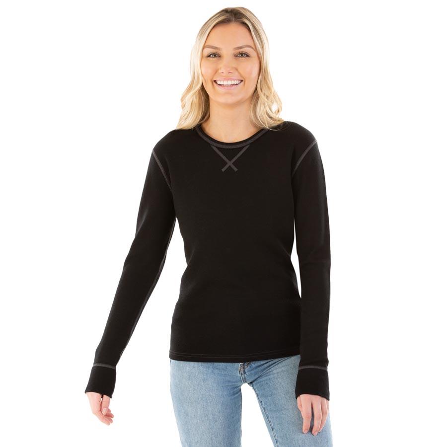 Women's Best Heavyweight Merino Wool Base Layer Crew | Meriwool