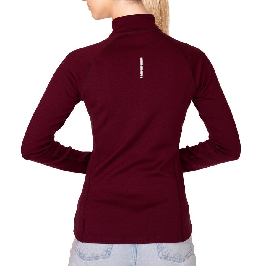 Women's Heavyweight Merino Wool Half Zip Sweater | Meriwool