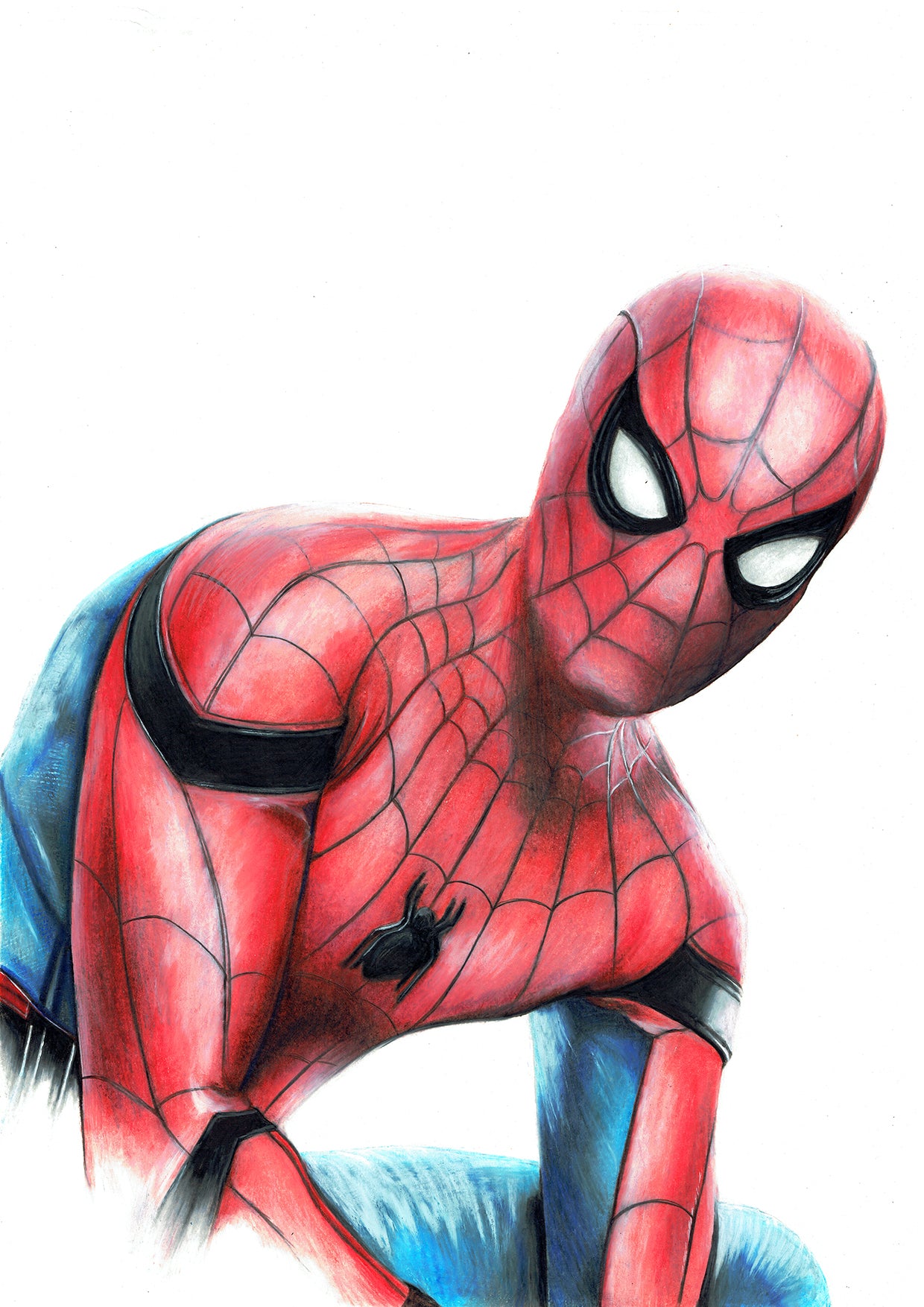 Spiderman/Limited Edition/Hand Drawing by Wil Shrike - Wil ...