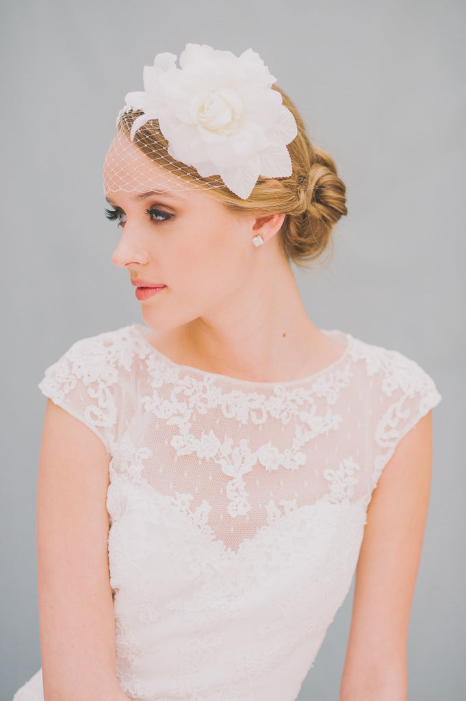 Beaded Bridal Headband - Style #1425 | Posh Veils