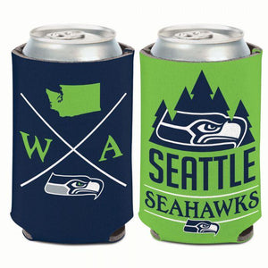 Seattle Seahawks Logo Color Block 12 oz. Can Cooler – Simply Seattle