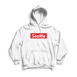 Seattle Supreme Black Hoodie – Simply Seattle