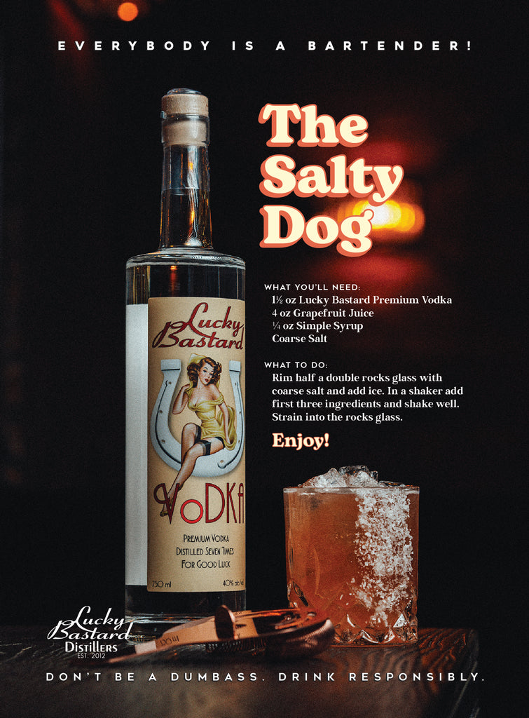 Lucky Bastard Salty Dog Cocktail Recipe