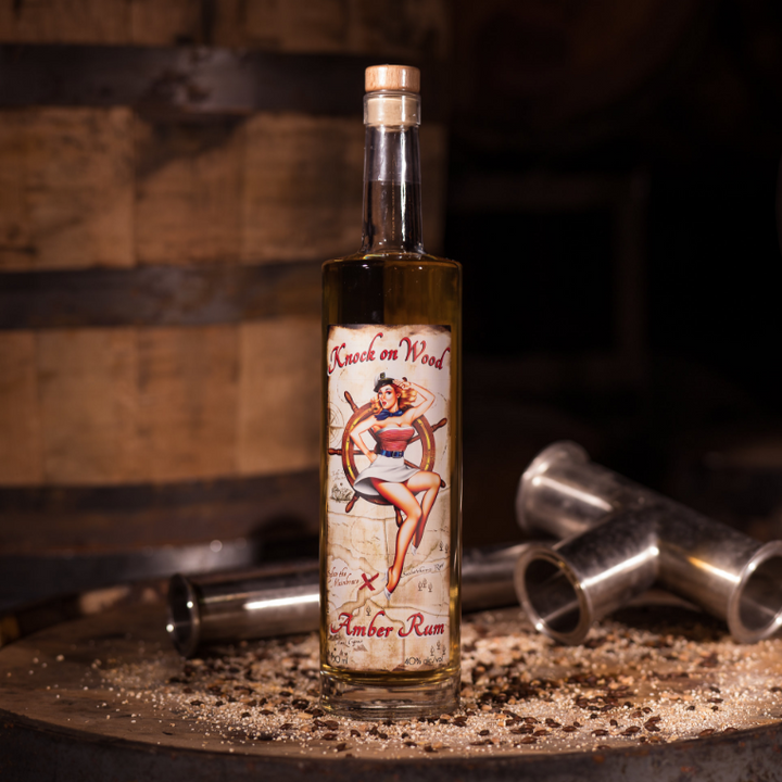 Lucky Bastard Knock on Wood Amber Rum