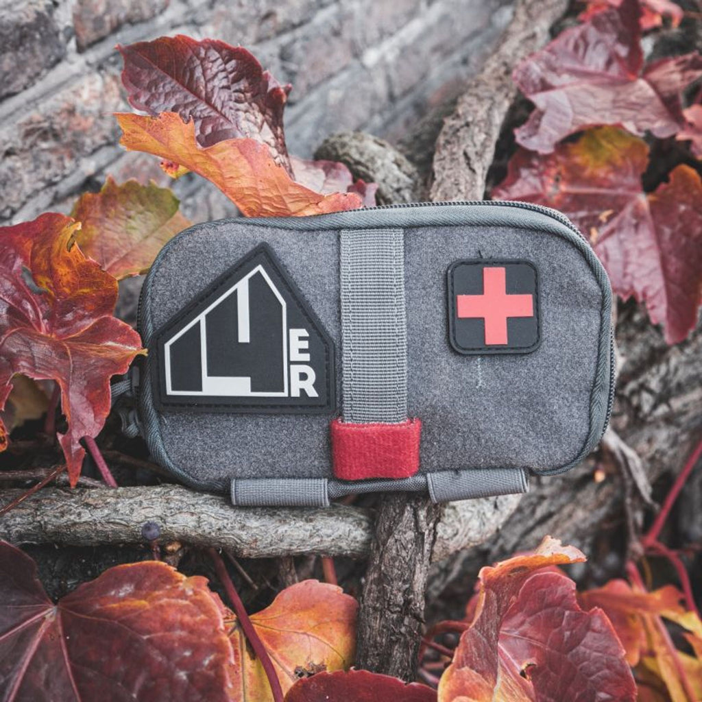 A look at the 14er Tactical IFAK Pouch. Medical emergency gear counts as essential equipment for law enforcers and other first responders. The civilian version is an individual first aid kit.