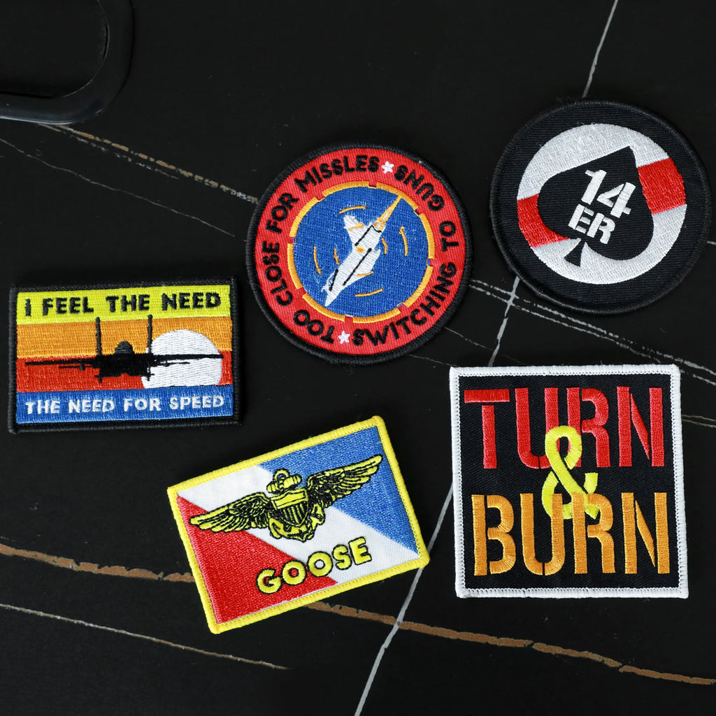Our collection of Top Gun patches⁠—they’re fun and badass!