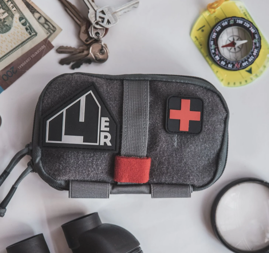 An IFAK pouch allows you to get quick access to your emergency kit without having to dig into your backpack⁠—just strap it into the hide of your 14er tactical bag!