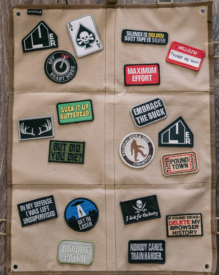 Creative Ways to Display your Patches – 14er Tactical