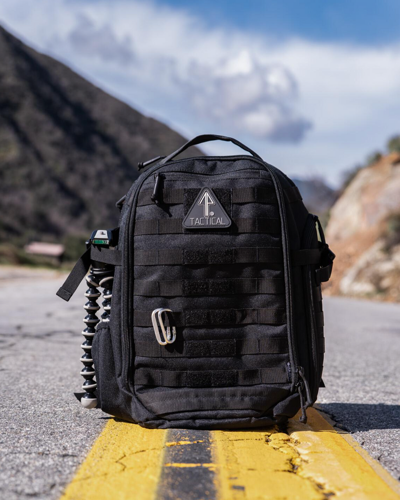 A durable tactical backpack is your best friend on the road!