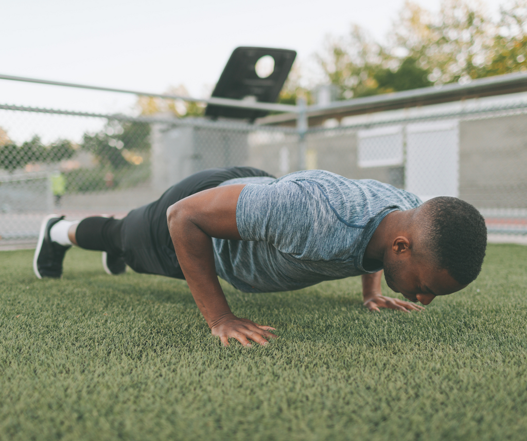 Push ups and other strength training exercises can be done at home. Physical fitness is a key component of any tactical lifestyle.